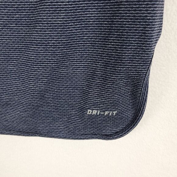 Nike Dri Fit Shirt Womens Small Running Jogging Cowl Neck Blue 686955-451 Top - Picture 16 of 16